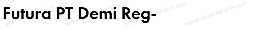 Futura PT Demi Reg字体转换